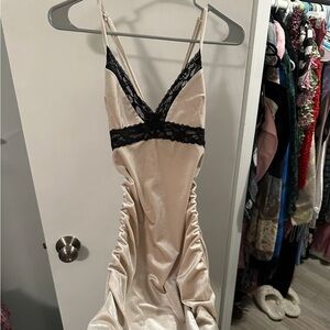 Forever 21 velvet asymmetrical dress. Size XS.